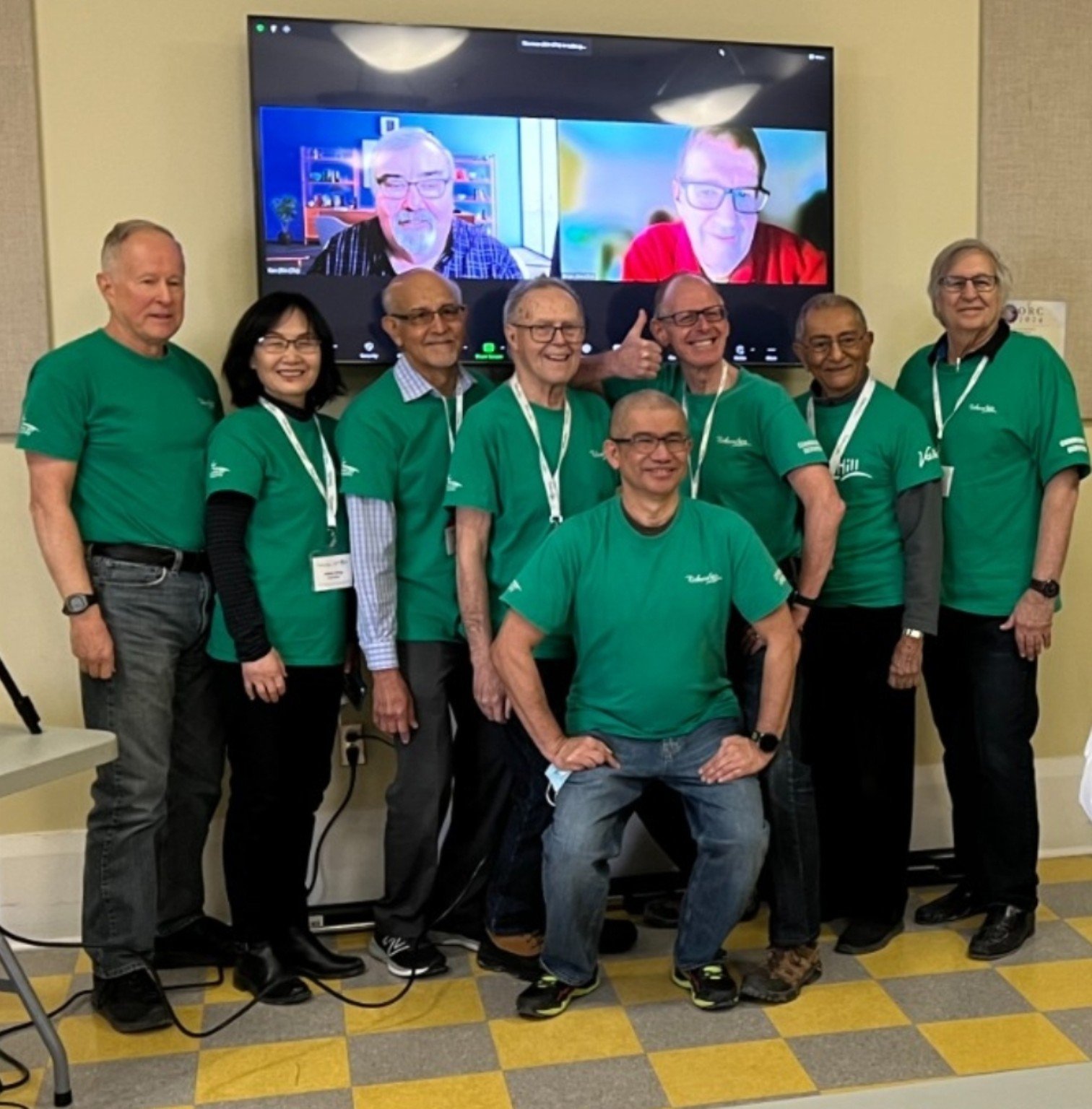 Sigmund Lee volunteering with community technology group